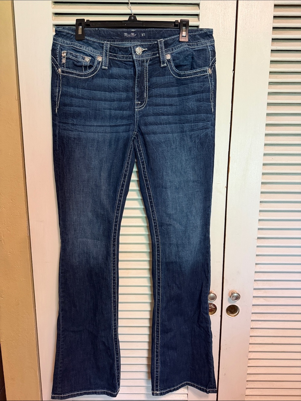 Miss Me Dark Blue Boot Cut Jeans